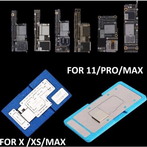 Kaisi Middle Layer Tin Planting Platform for iPhone X XS Xsmax 11 11pro 11promax BGA Reballing Stencil Platform With Stencil