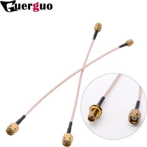 RP SMA Female to RP SMA Male RG178 Coaxial Pigtail Cable Assembly SMA RF Connector Extension Cable