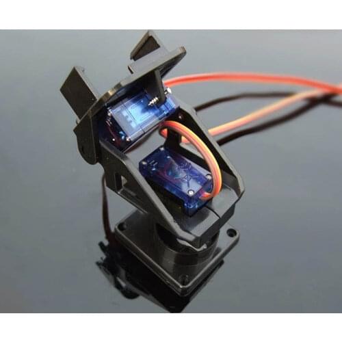 1set FPV Servo 2 Axis Gimbal Mount Bracket Camera Platform Anti-Vibration Support with 2pcs SG90 9g Servo for RC Model Airplane