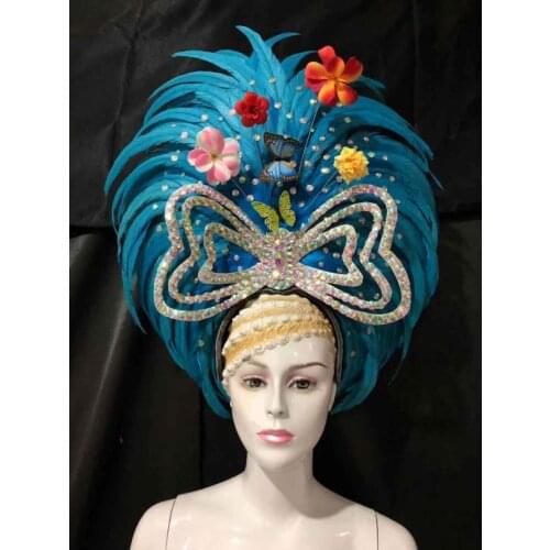 Lo spettacolo di danza copricapo di piume di accessori di abbigliamento La FESTA La Maschera IL Festival