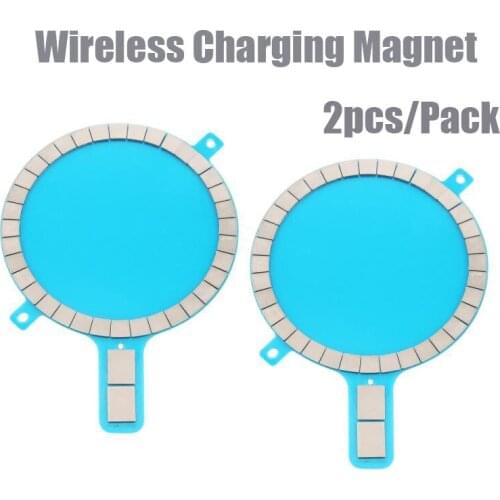 2PCS/LOT Wireless Charging Magnet for For IPhone 12 Pro Max 11 Xs Xr Magnet Sticker for iPhone 12Pro Back Covers Magnetic Magsaf