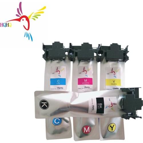 4 Colors T9491-T9494 Ink Bag Compatible For EPSON WorkForce Pro WF-C5290a C5790a Printer Fulled with Pigment Ink t9491 Ink Bags