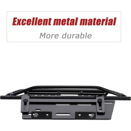 Metal Side Pedal Racing Running Boards Foot-Plate Compatible with 1/10 RC Crawler Car Axial SCX10 II 90046