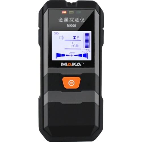 MAKA MK09 Metal Detector Pinpointer Gold Treasure Detector Portable LCD Backlight Display Infrared Metal Detector High Accuracy