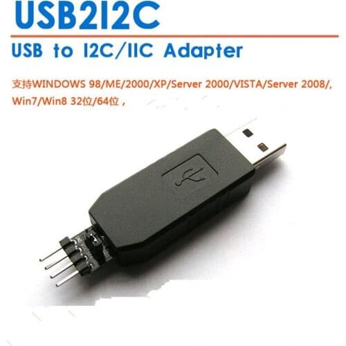 Multifunction USB to I2C/ IIC TWI SMBUS master Converter ADC,Decoder,Program USB converter adapter 3.3v 5v