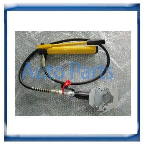 Foot-operated Hydraulic A/C Hose Crimper tool kit automotive a/c Hose fitting crimping machine