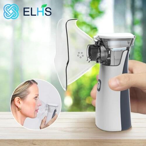 Portable Nebulizer Steam Devices Atomizer Inhaler Poppers Sprayer Nebulizador Asthma Respirator USB Charge Inhalator Nebulizator