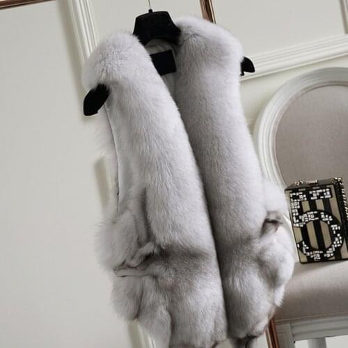 QIUXINQI Women's Fur Vests