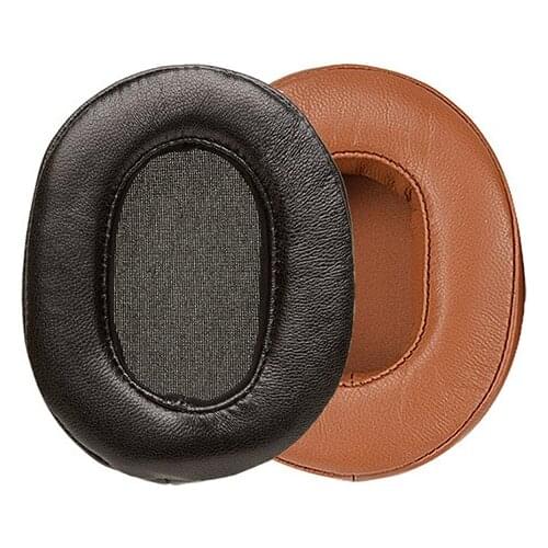 Sheepskin Leather Replacement Memory Foam Earpads for Audio-Technica ATH-MSR7 M50X M40 M40X Headphones Ear Pads Cushions