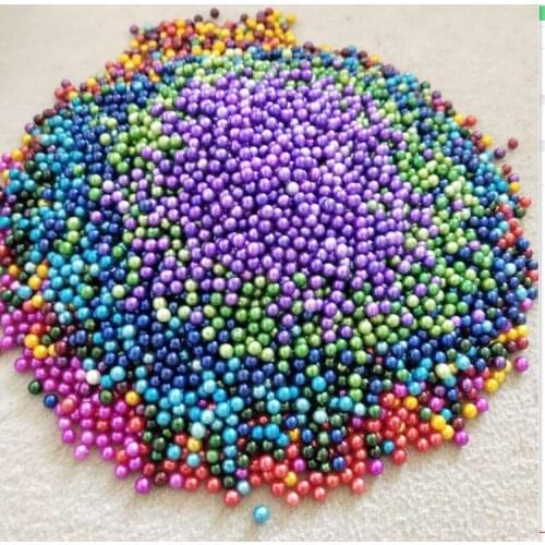 ON SALE !!!! Popular Bbay Mini loose round pearls 3-4mm 11 colors freshwater Oysters pearls real pearls best price 50/100 pcs