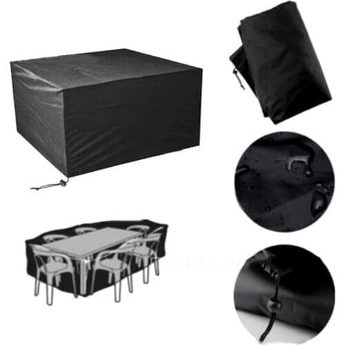 10Pcs Waterproof Outdoor Patio Garden Furniture Covers Oxford Cloth Rain Snow Chair Covers for Sofa Table Dustproof Wholesale K1