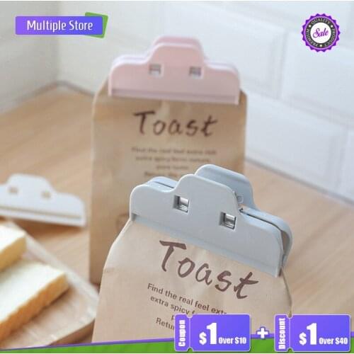 1pcs Kitchen Moisture-proof Food Sealing Clip For Snacks Tea Milk Powder Coffee Fresh Keeping Plastic Bag Sealer Packaging Bag