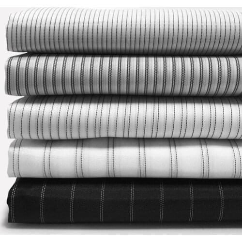 1 m *1.5 m Yarn-Dyed Polyester Taffeta Striped Cloth Suits, Coats Clothing Bags Cloth Free Of Freight