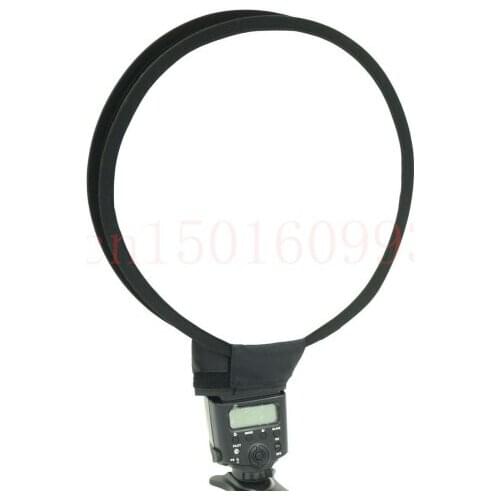 40cm Fordable Diffuser Mini Flash Softbox for Speedlite Portable Light Control Gear