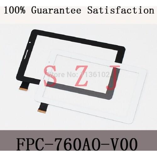 7'' Inch 30Pins Capacitive Touch Screen Digitizer Glass bassoon AJQ PC1000 P1000 FPC-760AO-V00 FPC-760A0-V00 Tablet black White