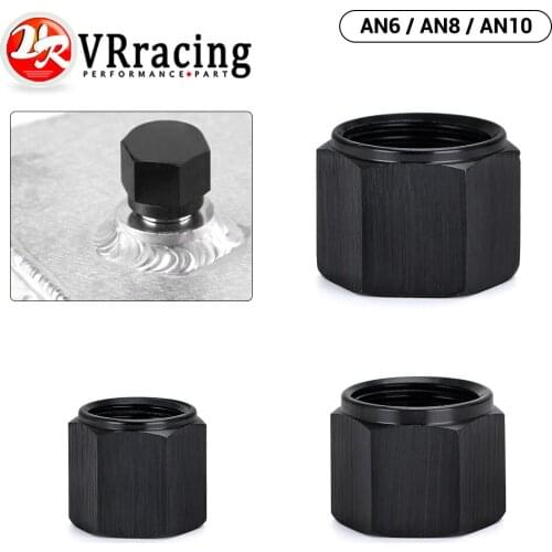 AN6 AN8 AN10 Adapter Female Flare End Cap Plug Tube Nut Hexagon Head Port Blanking Plugs Cap Lock Hose Connector Fitting