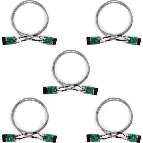 Artudatech 5Pcs Radio Relay Station Double Repeater Control Cable TX/RX-2 For Motorola GM300 GM 300 338 3188 3688 Accessories