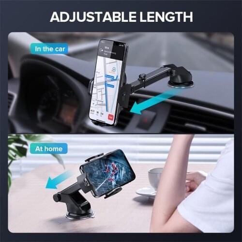 Sucker Car Phone Holder Mobile Phone Holder Stand in Car No Magnetic GPS Mount Support For iPhone 11 Pro Xiaomi Samsung