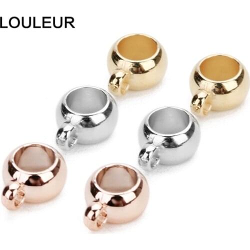 100pcs/lot 8 10 mm CCB Beads Big Hole Beads With Hanging Spacer Beads With Hole Big Hole Loose Beads For DIY Jewelry Making