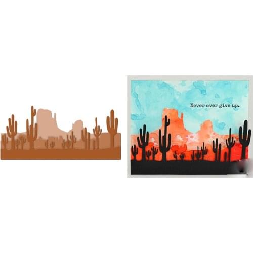 Desert Cactus Metal Cutting Dies Stencils for DIY Scrapbooking Photo Album Decorative Embossing Paper Card Crafts Die Cut 2019