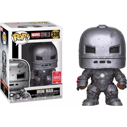 Funko pop Doll Toys #338 IRON MAN Action Figure Model Toys Limited Edition First Generation IRON MAN Gifts for Children