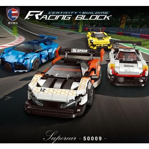 City Speed Champion Racing Car Building Block Sport Car Kit Off Road Model Bricks Educational MOC Creator Toys for Boys