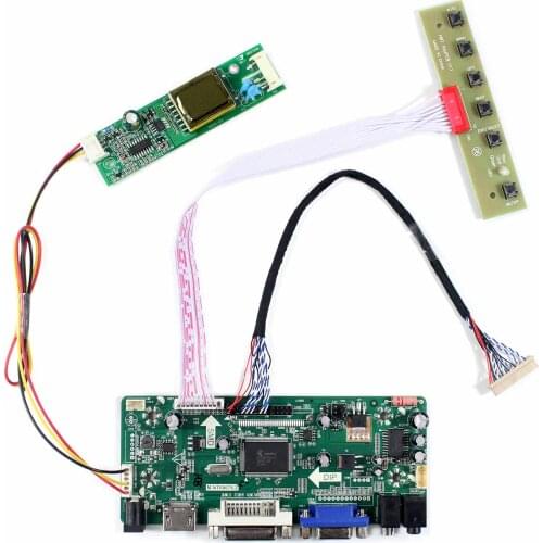 HD MI VGA DVI LCD Controller Board M.NT68676 work for 20pis lvds 15.3inch 1280x768 LTA153W2-L01 NL12876BC26-22F NL12876BC26-22D