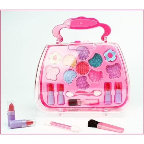 Makeup Sets Children Teen Girls Princess Make Up Box Glitter Eye Shadow Lipstick Cosmetic Kit Gift Kids Safe Non-toxic