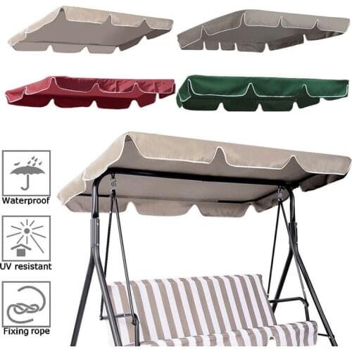 Canopy Swings Garden Courtyard Outdoor Swing Chair Hammock Canopy Summer Waterproof Roof Canopy Replacement Swing Chair Awning