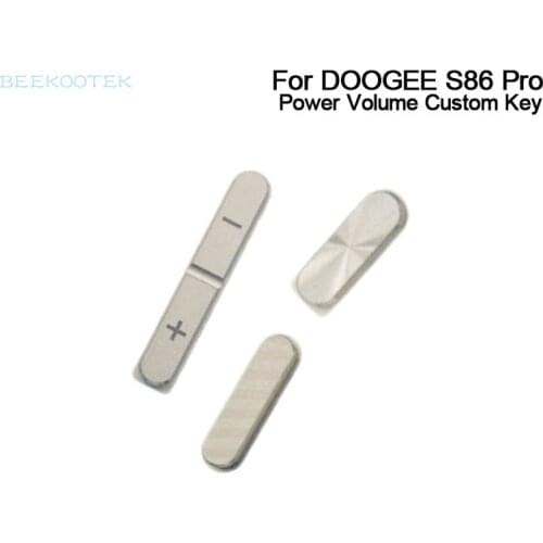 New Original Phone Power Volume Custom Key Button Accessories Repair Replacement Parts For Doogee S86 Pro S86 6.1Inch Smartphone