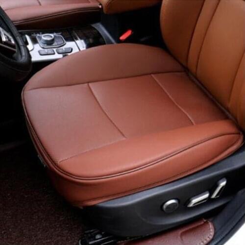 New Car Seat Cushion PU Leather Car Seat Cover Protector Backless Seat Cushion Mat Full Cover Front Pad Car Interior Accessories