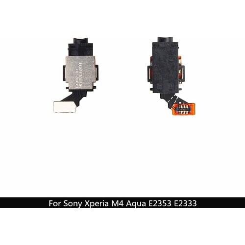 For Sony Xperia M4 Aqua E2353 E2333 Original Headphone Jack Audio Earphone Flex Cable