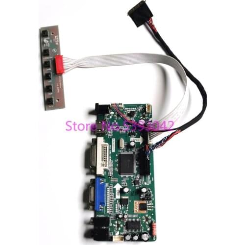 Fit LP156WH2 (TL)(Q1)/(TL)(Q2)/(TL)(QA)/(TL)(QB) 1366*768 WLED LVDS LCD panel 40-Pin VGA DVI M.NT68676 controller board kit