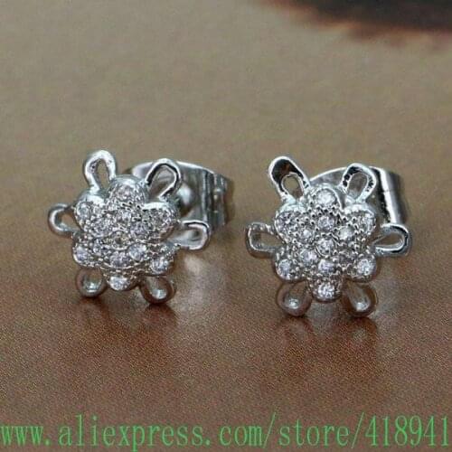 Silver Plated earrings , Silver Plated fashion jewelry , stone /bguajyba bwgaknna #011