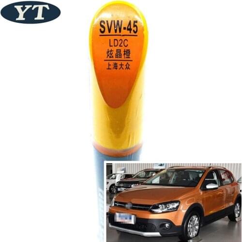 Car scratch repair pen, auto painting pen ORANGE color for volkswagen polo golf 6,7 touran passat tiguan CC ,car painting pen