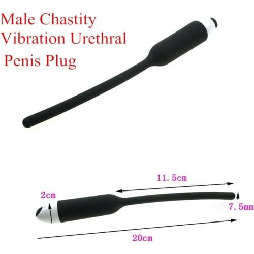 Vibrating Urethral Sounds Catheter Vibrator Prince Wand Plug AV G Spot Massager Clitoris Stimulator Adult Sex Toys for Man