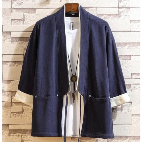 Vintage Kimono Cardigan Men Women Yukata Haori Japanese Yukata Casual Kimono Jacket Loose Streetwear Asian Clothes 3XL 4XL 5XL