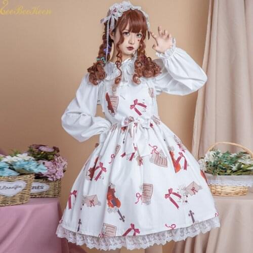 Adult Jsk Lolita Dress Girl Kawaii Lolita Female Dress Halloween Cosplay Costume Women Sweet Lolita Princess Dress For Girls
