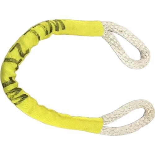 2TonX1-6M nylon towing rope two ends buckle sling trailer rope for winch