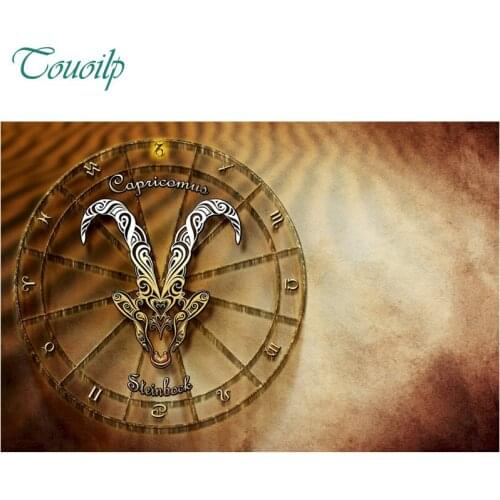 5d diamond painting round&square "Capricornus" Cross Stitch Kit Diamond Embroidery Posted on the wall Decor wedding decoration