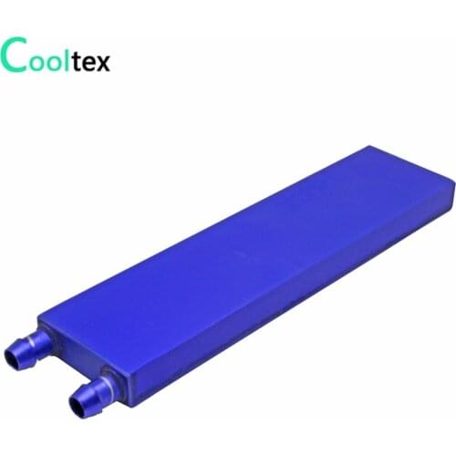 100%new 160x41x12mm Aluminum Water cooled Cooling Block Liquid Waterblock for industrial Refrigeration equipment cooler