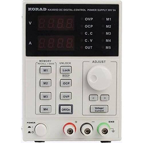 KORAD KA3005D high precision Adjustable Digital DC Power Supply 4Ps mA 30V/5A for scientific research service Laboratory