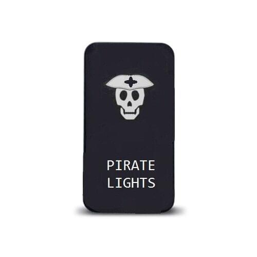 12V Push Switch 40mm x20mm Pirate Lights for toyota. Prado Landcruiser Hilux FJ Cruiser