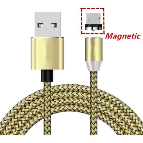 For Samsung A7 2018 A6 J4 J6 J7 Neo Huawei Honor 9 lite ZTE Blade V7 V8 cellphone magnetic Micro USB Cable magnetic V8 plug