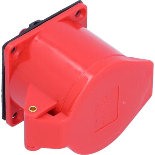 Industrial Power Socket 5-Pin 3-Phase Waterproof Concealed Installation 32A 220-380V/240-415V Household