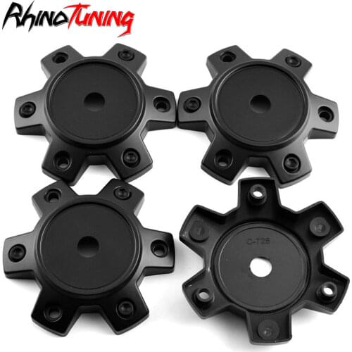 4pcs 113mm Car Wheel Center Hub Cap For Black Rhino Wheels Rims Dust Cover #CAP-M-1018 #C-728 Decoration Accessories