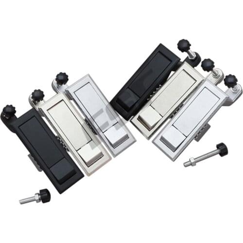 Adjustable flat lock alloy security Switch spring lock hasp latch for Electric box industrial cabinet door replacement parts