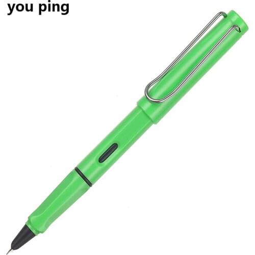 High quality 555 Green Business office 4 types nib Fountain Pen student School Stationery Supplies ink pen