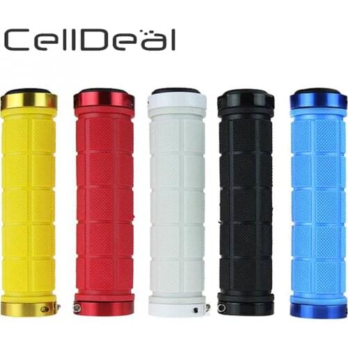 1Pair Comfy Bicycle Grips PE Rubber MTB Cycling Handlebar Grips Cover MTB Bike Handlebar Casing Sheath Shockproof Bike Part