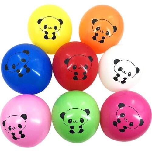 12inch 2.8g multicolour Walking Animal Balloons Cute Panda LaTeX Balloons 30/50/100pcs Balls Party Birthday Decoration balloon